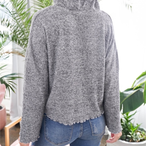 Grey hooded top - Picture 9 of 10